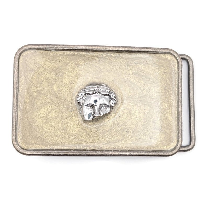 Broken Statue Belt Buckle - Tilted Trinket Designs