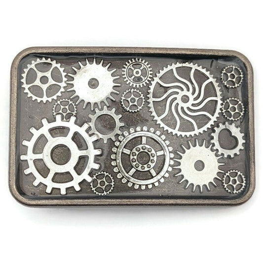 Steampunk Belt Buckle - Tilted Trinket Designs